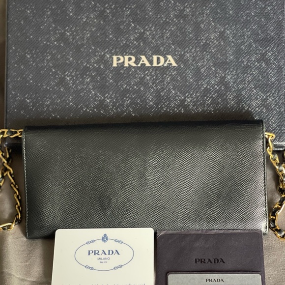 ‼️SOLD‼️ Prada Saffiano Metal Nero Crossbody Bag - Picture 2 of 8